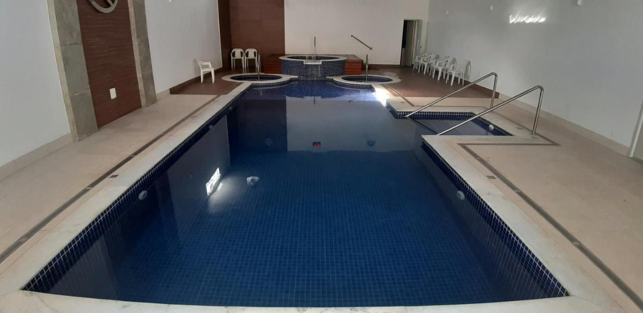 Flat No Apart-Hotel Cavalinho Branco Com Piscina Aquecida 1D8 Águas de Lindóia 외부 사진